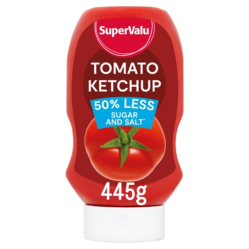 SuperValu Tomato Ketchup 50% Less Sugar & Salt (445 g)